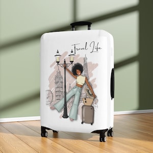 Travel Life Luggage Cover: Stylish Suitcase Protector