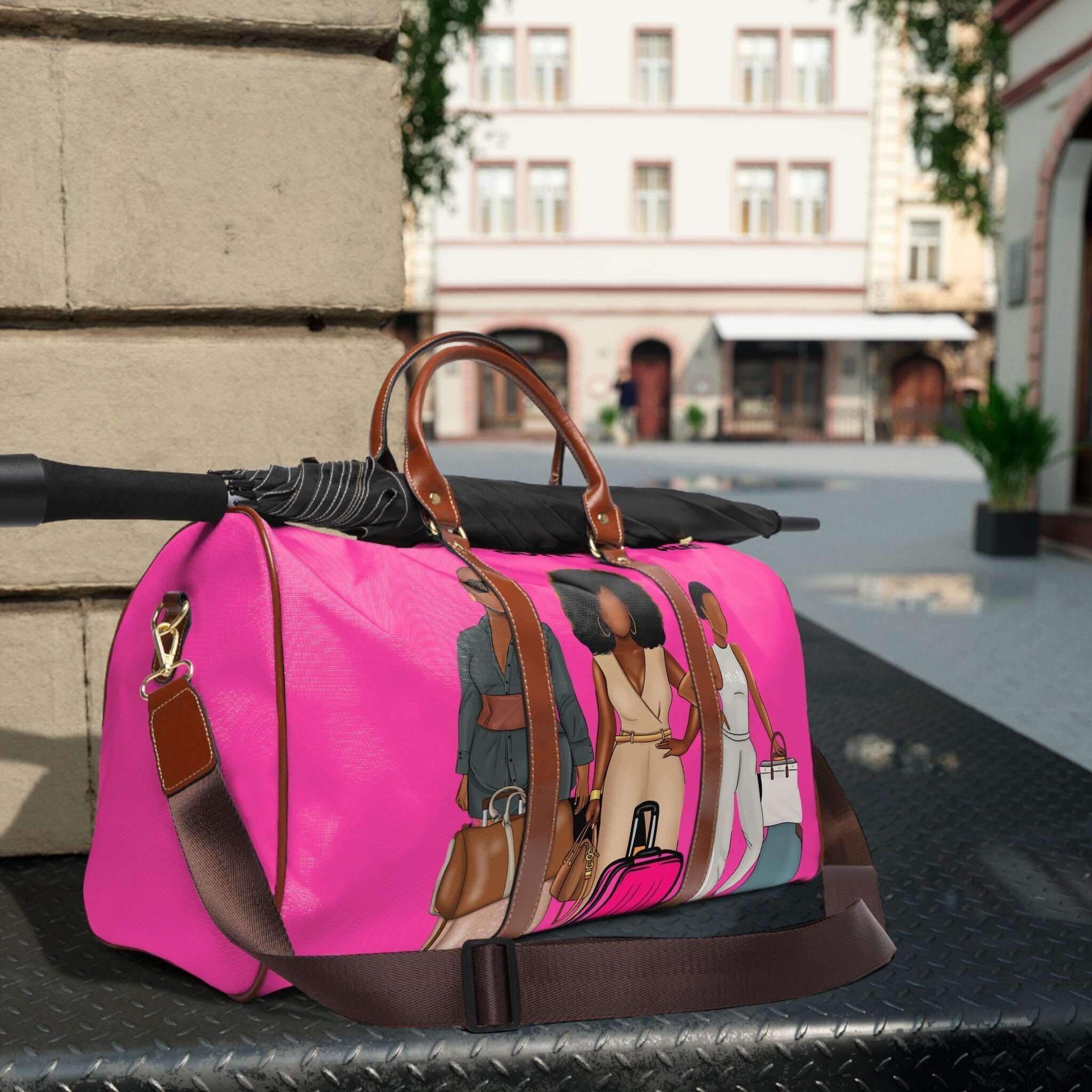 Miss Weekender Save My Bag Fucsia Fuchsia Pink Orange Bag| Stylish