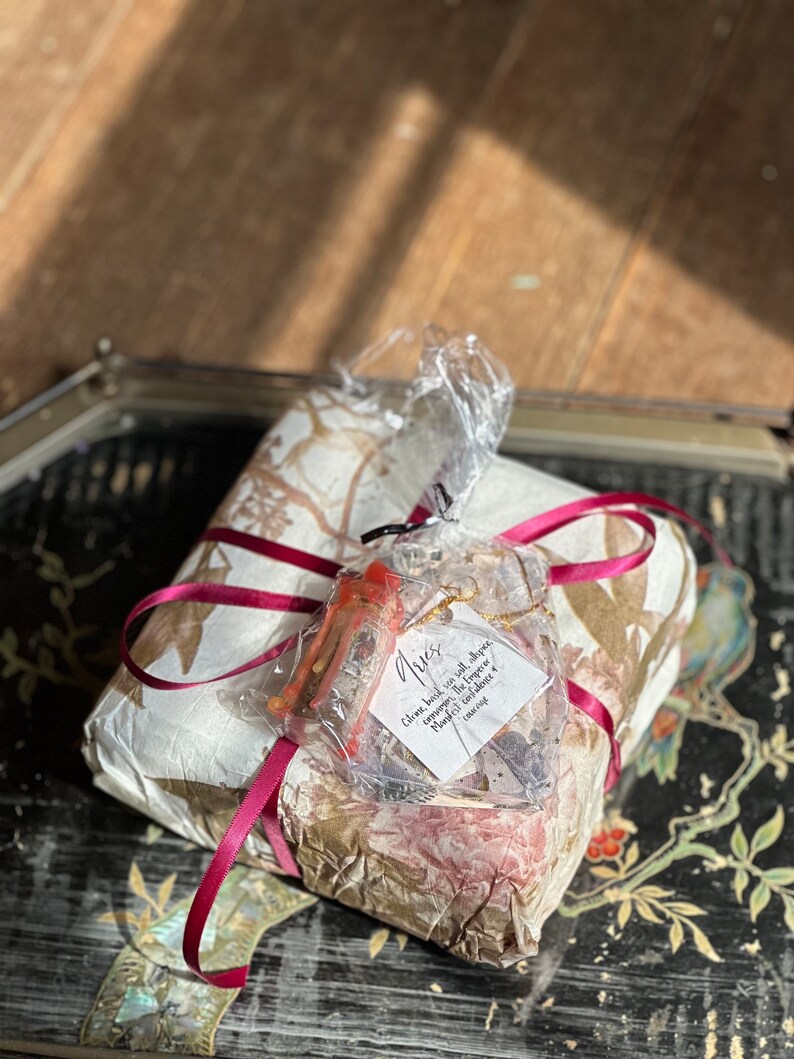 5x5 Spell Jar Aries Ram Horn the Emperor Tarot Card Fire Sign Spell Jar ...