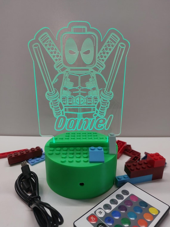 Building Block Night Light Base – Creative Kids Gift, USB Powered