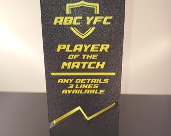 Custom Football Trophy: Player/Coach Award
