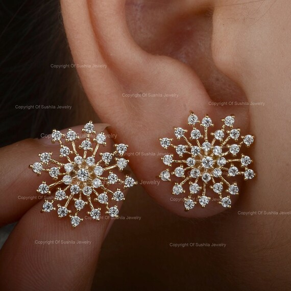 Indian Diamond Earrings Studs — free download