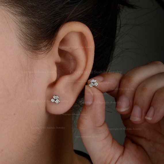 Natural 0.23 Ct SI Clarity G H Color Diamond Tiny Stud Natural 0.23 Ct SI Clarity G H Color Diamond Tiny Stud