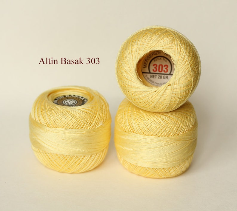 Crochet thread size 50 YarnArt CANARIAS Altin Basak OREN BAYAN Etsy