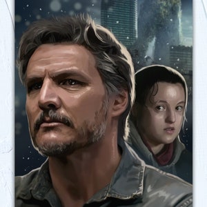 Joel and Ellie - The Last of us Art Print