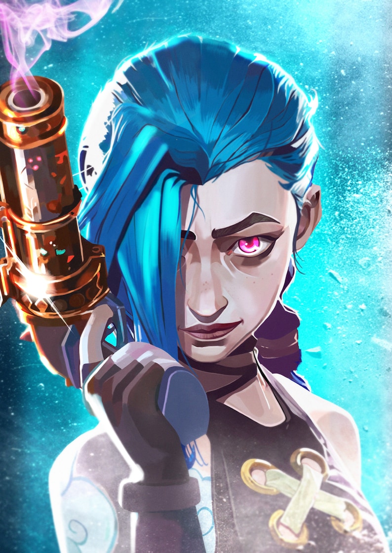 Impresión de arte Arcane Jinx - Etsy México