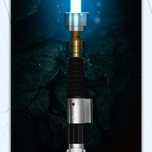 Obi-Wan Kenobi&#39;s Lightsaber Art Print