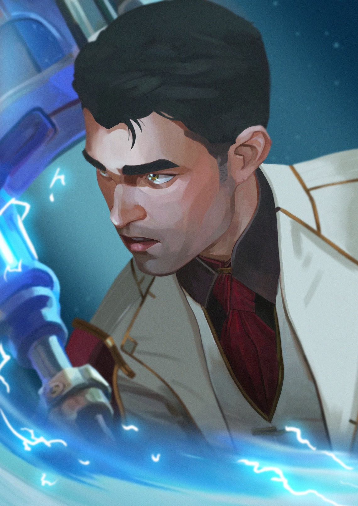 Arcane Jayce Art Print - Etsy
