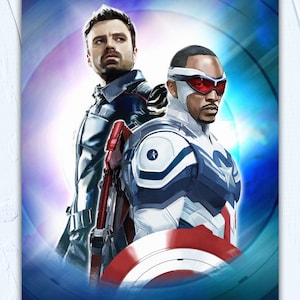 The Falcon and the Winter Soldier Art Print