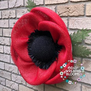 POPPY Wreath Tutorial, Wreath Tutorial, DIY Wreath, Artistic Wreaths and Blooms Tutorial, Tutorial, DIY, Instructional Video, Flower Wreath image 2