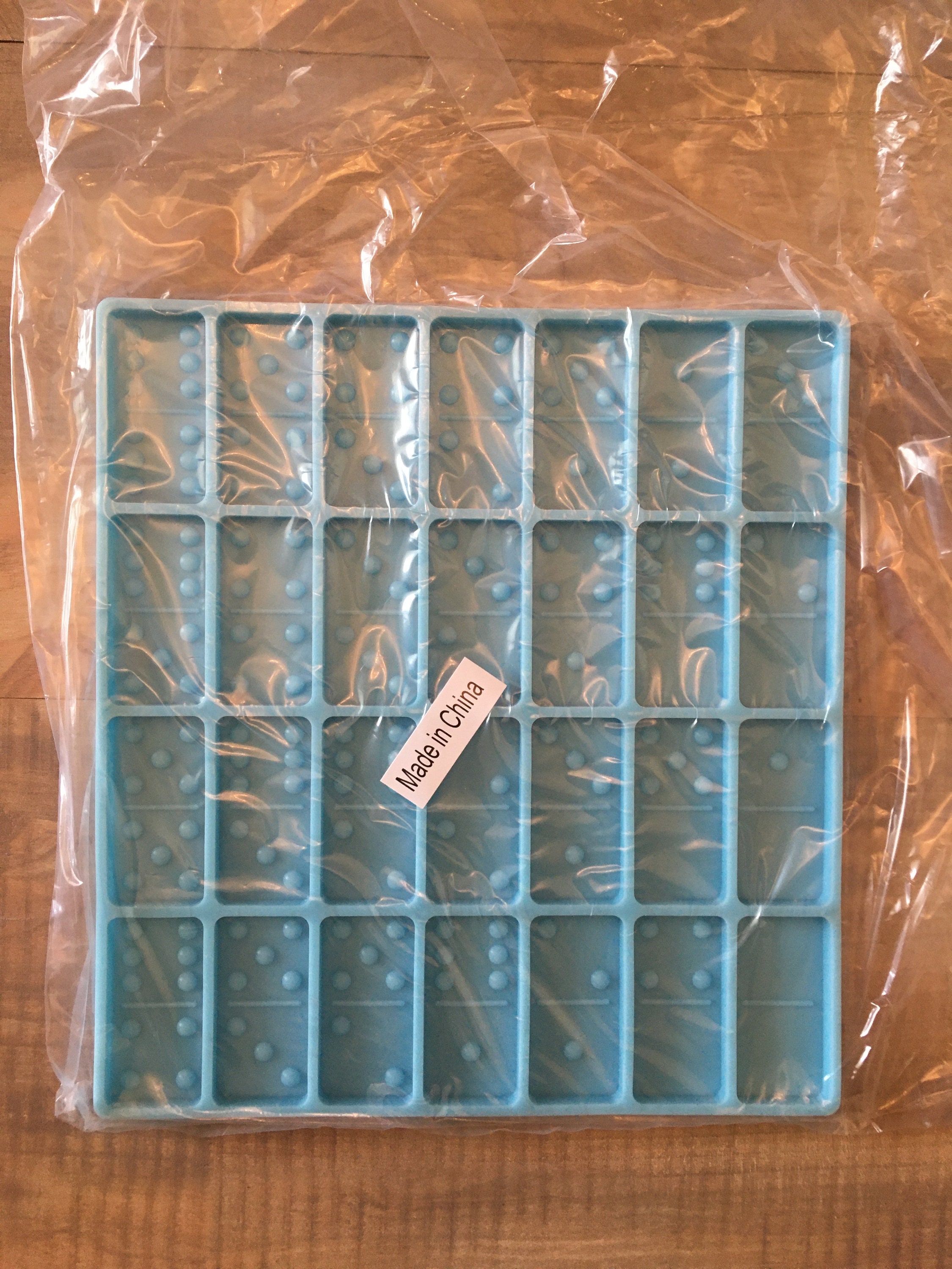 DIY resin casting Dominoes silicone molds (2 pack, 28 pattern) - Silife365