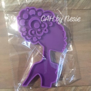 Swirl Afro coaster  mold
