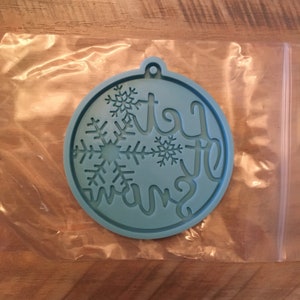 Let it snow Christmas ball mold