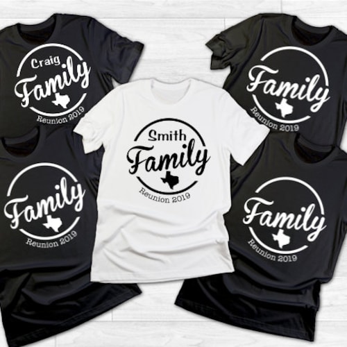 Custom Family Reunion Shirts / Personalized Last Name - Etsy