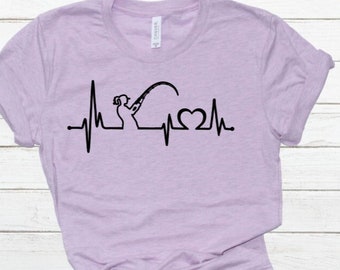 Fishing Shirt - Womens Fishing TShirt - Women’s Tee - Girls Fish Too Shirt - Gift for Her - Fishing Shirts for Women - Graphic Tees Women