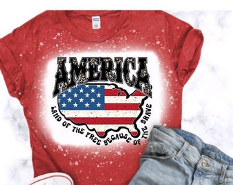 4th Of July Tee - Merica Shirt - Merica Tee - America Shirt - 4th of July Shirt - Women's Tee - Patriotic Shirt - July 4th Shirt for Women