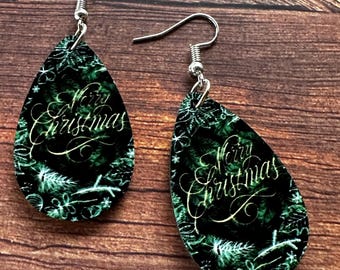 Christmas Earrings - Stocking Stuffer Gifts for Her - Whimsical Holiday Earrings - Festive Earrings - Christmas Jewelry - Dangle Earrings