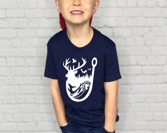 Fishing Shirt - Deer Hunting Shirt - Hunting Shirts - Youth Shirts - Boys Hunting TShirt - Kids Fishing Shirt - Boys Tees - Shirts for Kids