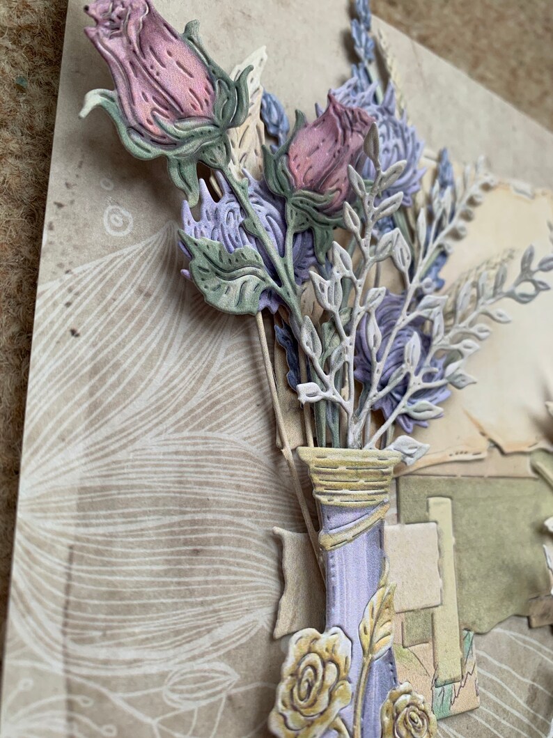 6 X 6 Blank Greetings Card made in UK Hand Etsy