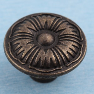 Viktorianischer Knopf mit Retromuster - 33 mm Möbelknauf