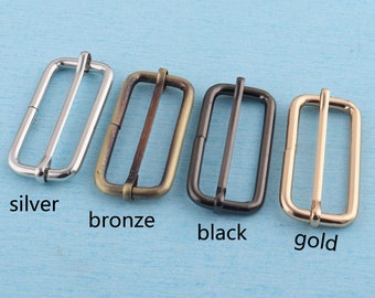 2" metal belt buckle,51mm inner slider buckle ,tri-glide rectangle sliders strap adjustable pin buckles for bag webbing strap accessories