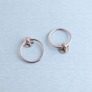 Silver Round Drop Ring Drawer Knobs Pull:Handle Hardware,Furniture Hardware(69mm) image 4