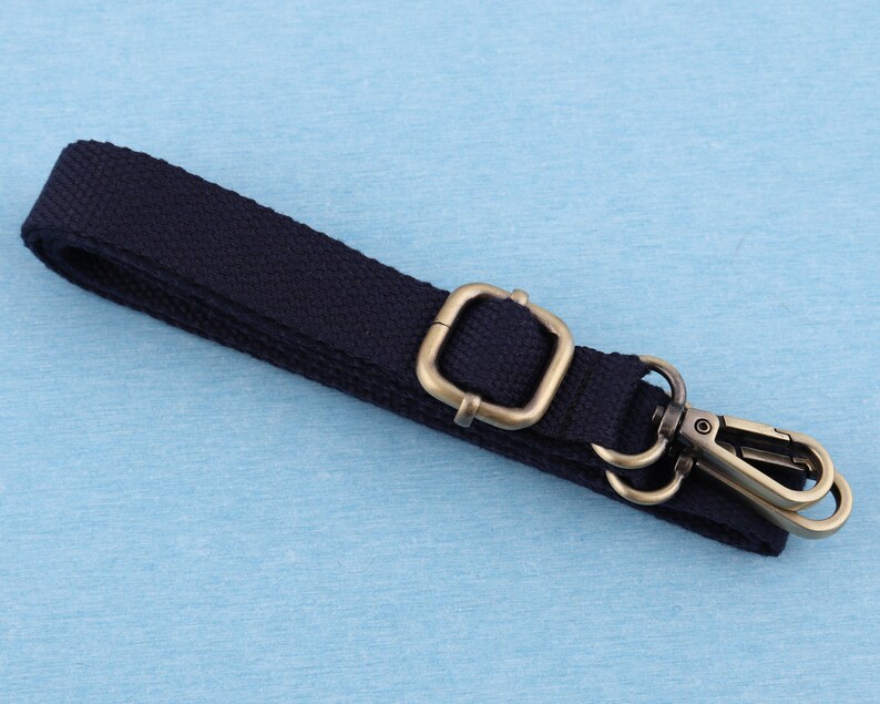 3/4 width cotton adjuster bag strap20mm solid color Etsy