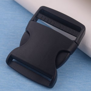 2" elbow release buckle 50mm regulator quick release buckle black plastic survival bracelet band/luggage/belt/belt belt/collar