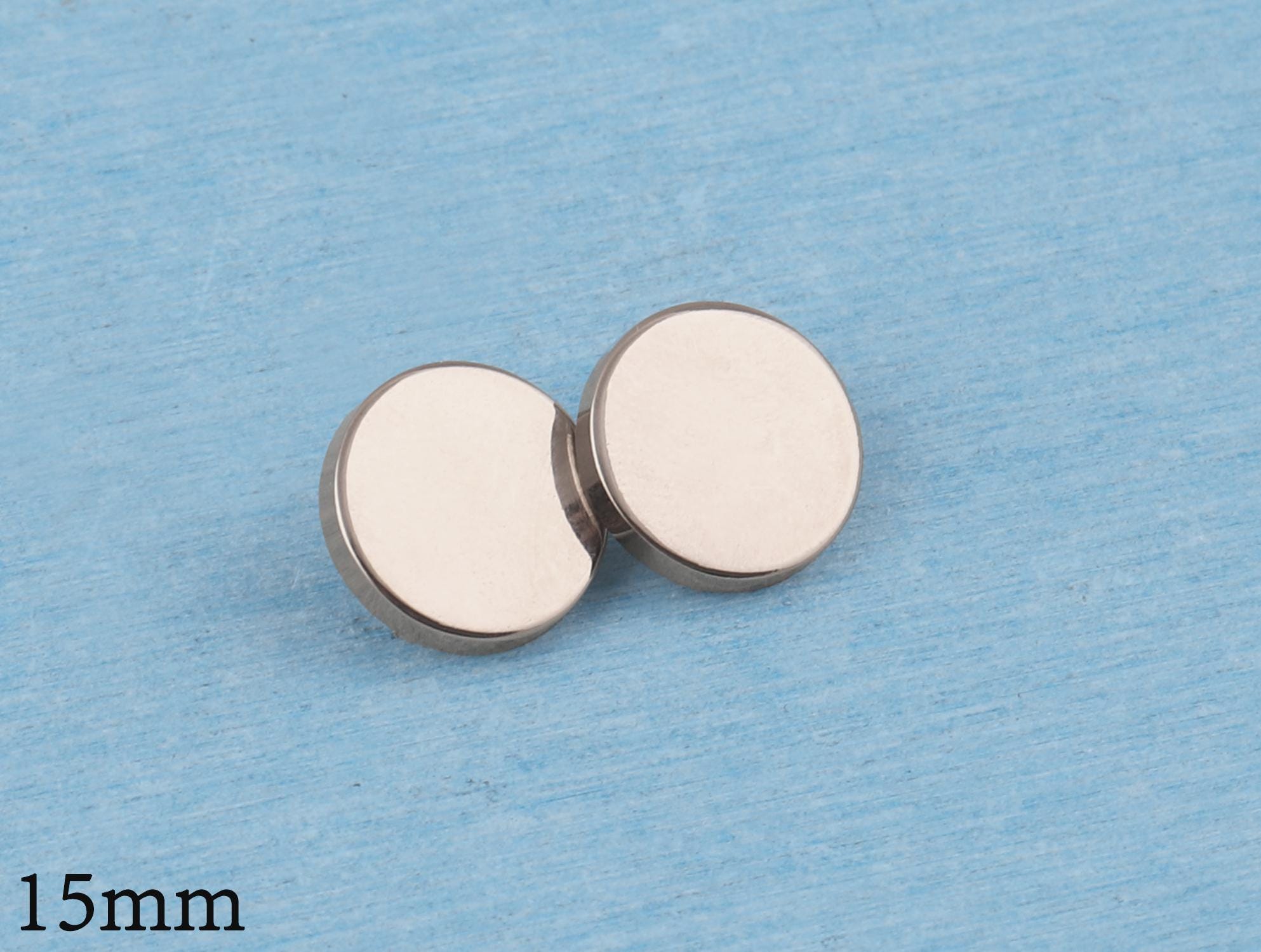 Personalized Laser Engraved Logo Button:custom Brand Logo,silver ...