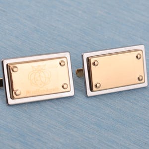 Custom metal purse Label blank rectangle tags with feet personalized logo text for bags personalized laser engraved bag logo