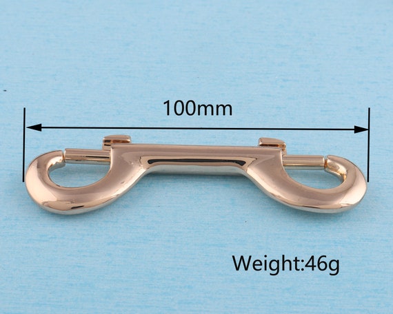 4 Double Ended Snap Hooks,heavy Duty Spring Clasp,brass Trigger