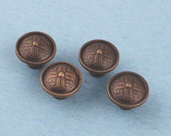 Viktorianska retromönsterknoppar - 29 mm handtag för garderober, skåp och möbler