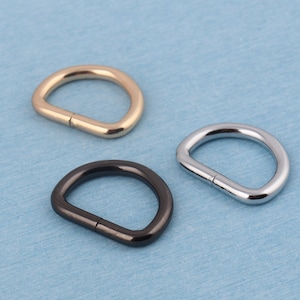1&quot; Metal D Ring: Non Welded Bag Strap Hardware