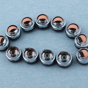 Doll&#39;s eyes,13mm outer toy safety eyes,round circle iron toy craft eyes,doll sleep eye,blinking sleeping baby doll eyes ,DIY wholesale bulk