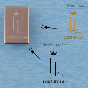 Custom Metal Rectangle Purse Label: Personalized Laser Engraved Bag Tag (30x20mm)