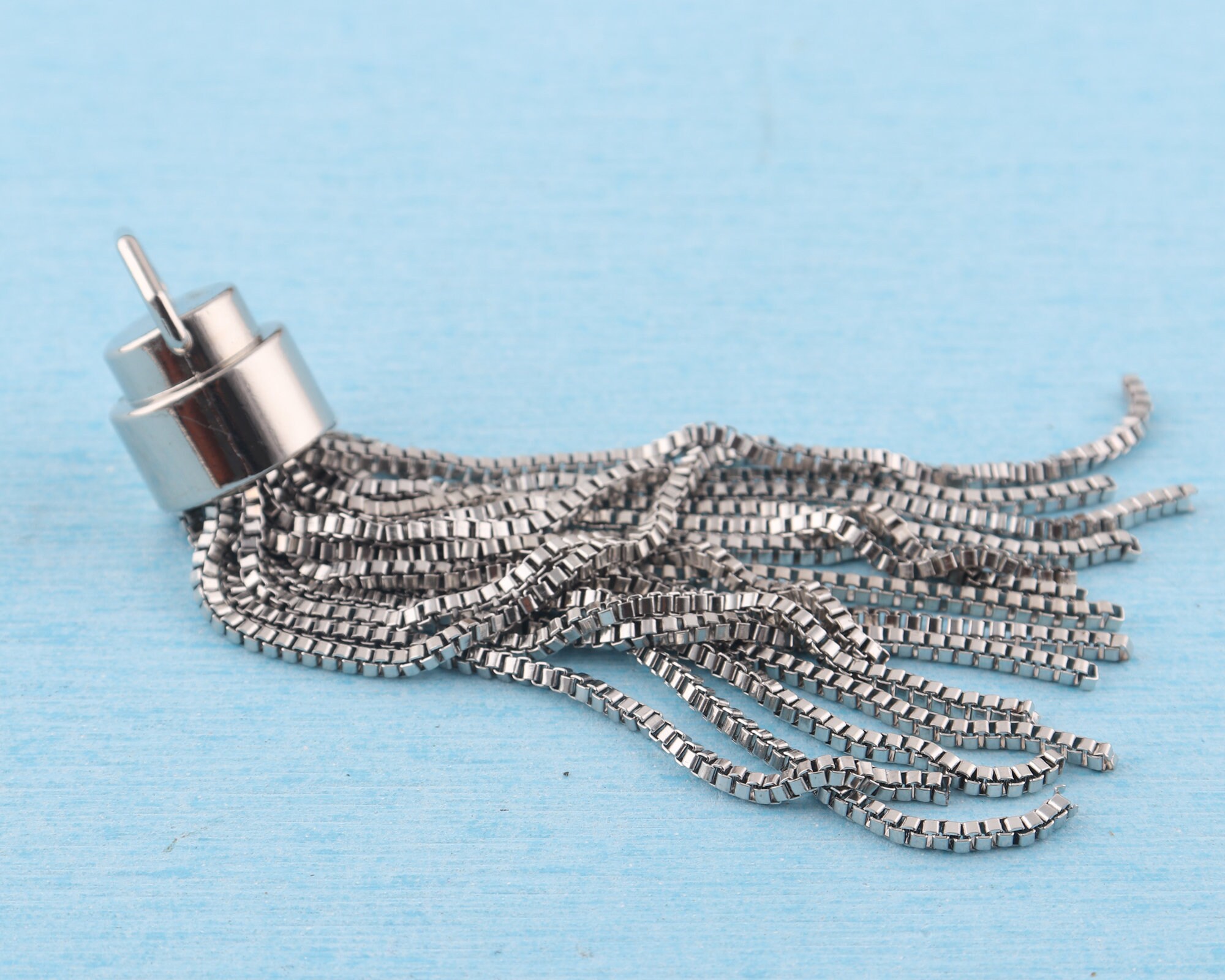 Metal Tassels Charm Pendants100mm Tassel With Cap Jewelrykey Etsy