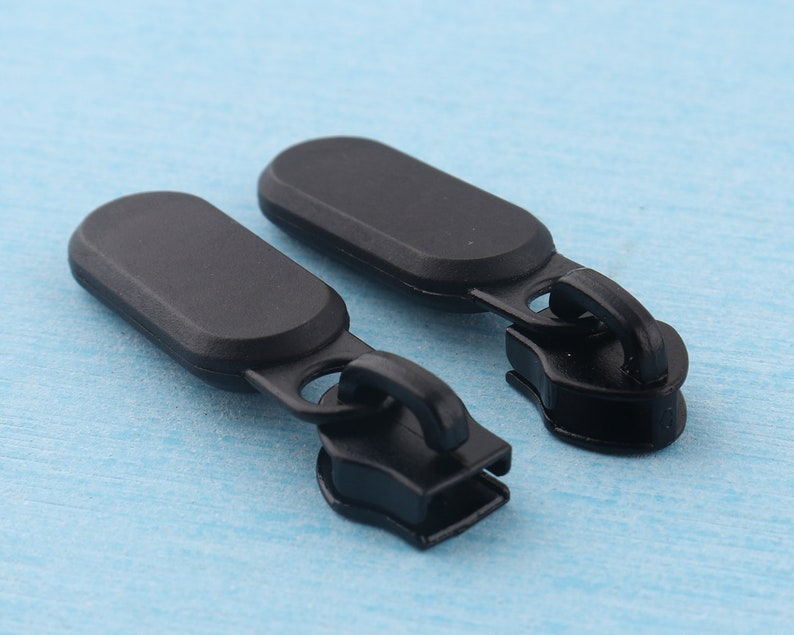 Matte Black 5 Zipper Head 42mm Metal Teeth Head Zip Etsy Sweden