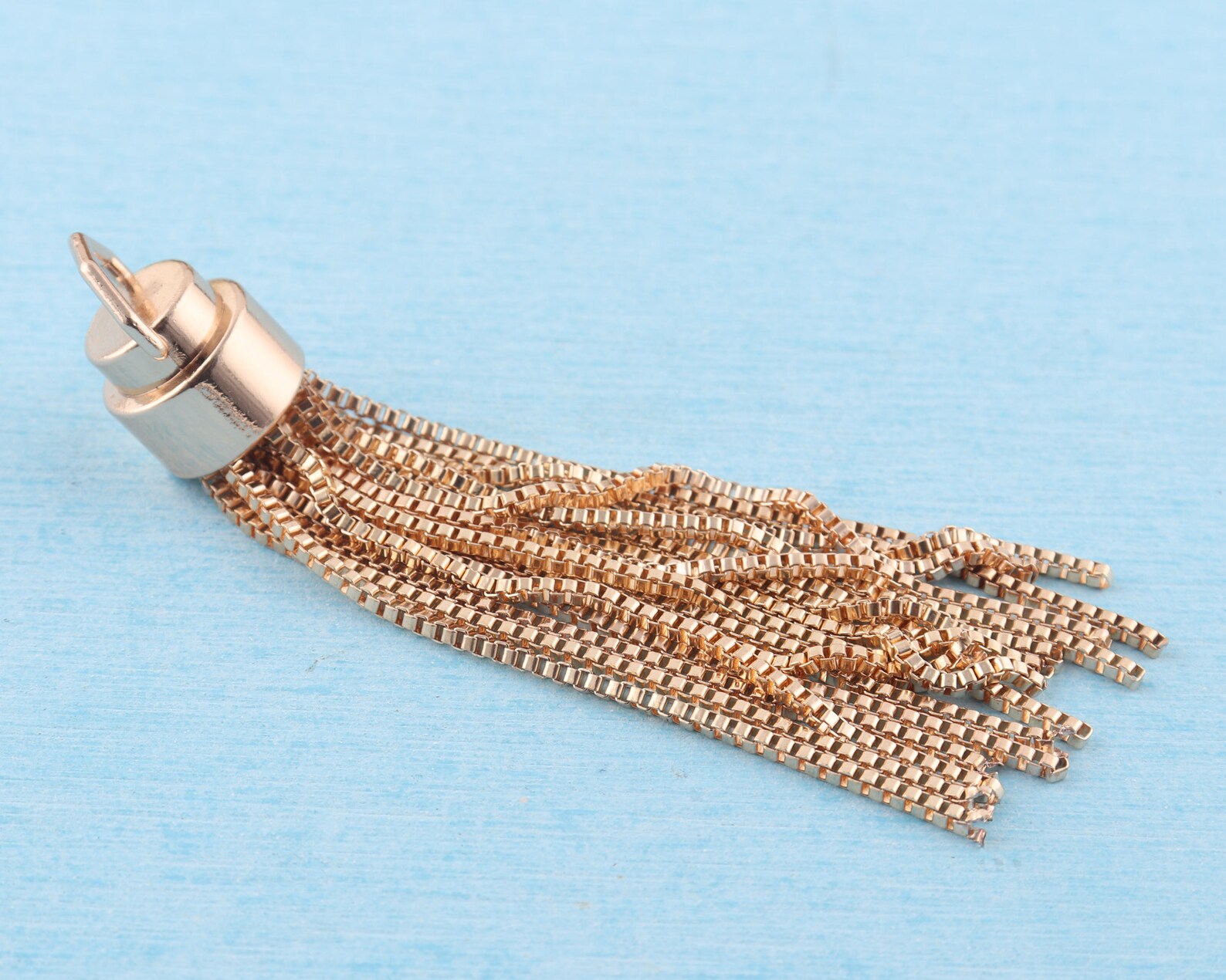 Metal Tassels Charm Pendants100mm Tassel With Cap Jewelrykey Etsy