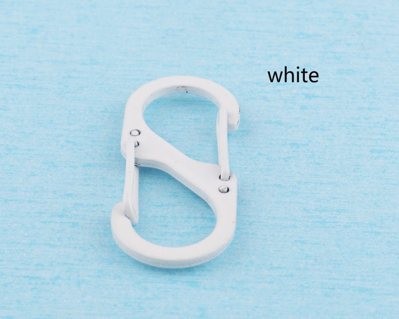 10pcs S shaped carabiner keychain5121mm antique brass Etsy