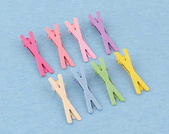 Multiple colors Metal Alligator Hair Clips: Colorful Snap Hairpins, Bulk Accessories（44*12mm）