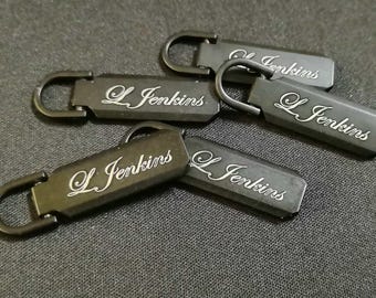 Aangepaste ritssluiting, leren ritssluiting, tasbenodigdheden (41 x 8 mm)