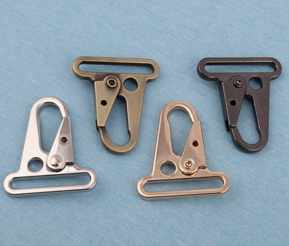 1.5'' Metal HK Clips Spring Hooks,38mm Silver/gold/gun Black