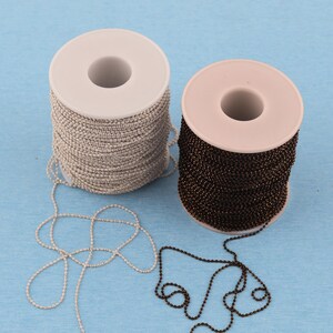 Ball Bead Chain : DIY  Bracelet Chain Jewelry Making Supply