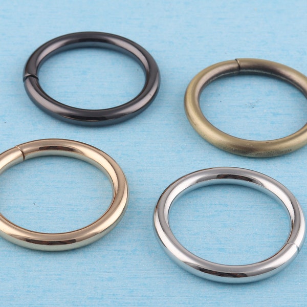 1.25" O ring,32mm inner diameter antique brass/gun metal/light gold/silver iron round ring,split o ring for bag making hardware supplies