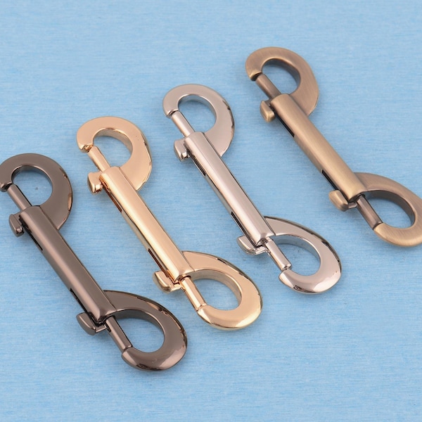 4" Double Ended Snap Hooks: Heavy Duty Trigger Clasp - Pet Leash, Keychain (1-2pcs)