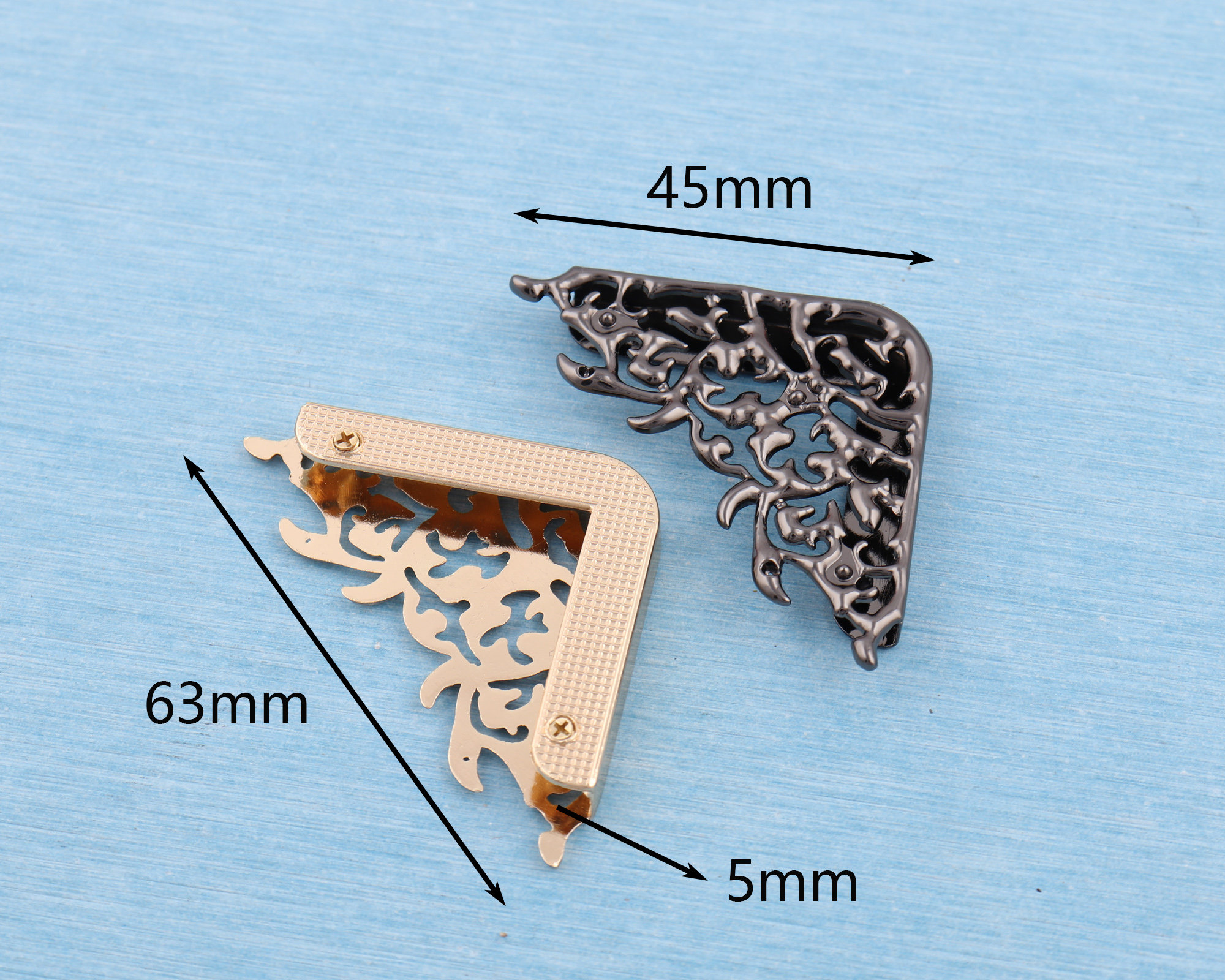 45mm Bag Corner Protectorpurse End Cornerhollowout Etsy