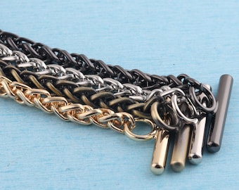 120cm Metal Crossbody Bag Chain with OT Clasp - Purse Making Supplies