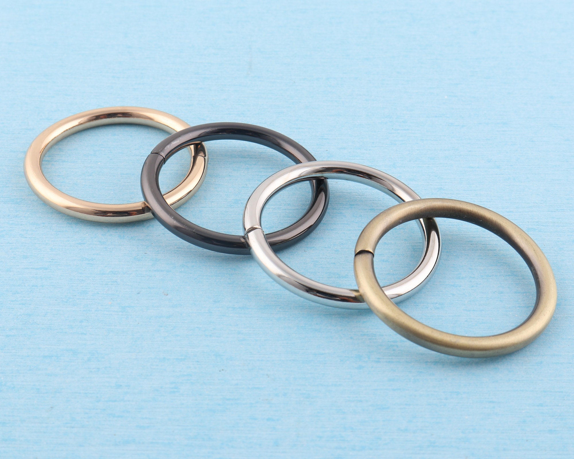 O Ring 9cm Silver/gunmetal Metal Extra Large O Ring Gate Hook