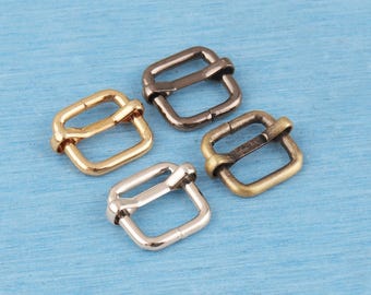 Metalowe klamry rolkowe: 13 mm regulator paska z pojedynczym bolcem