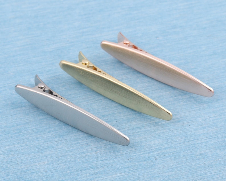 Rose Gold Hair Alligator Clip 60mm Length Hair Accessory Etsy